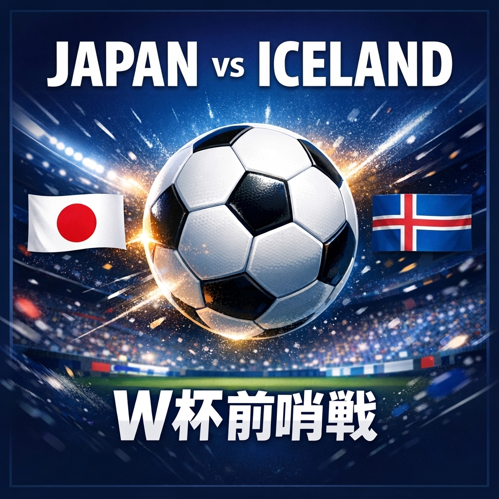 サッカーW杯前哨戦！日本 vs アイスランドで勝利するのは？