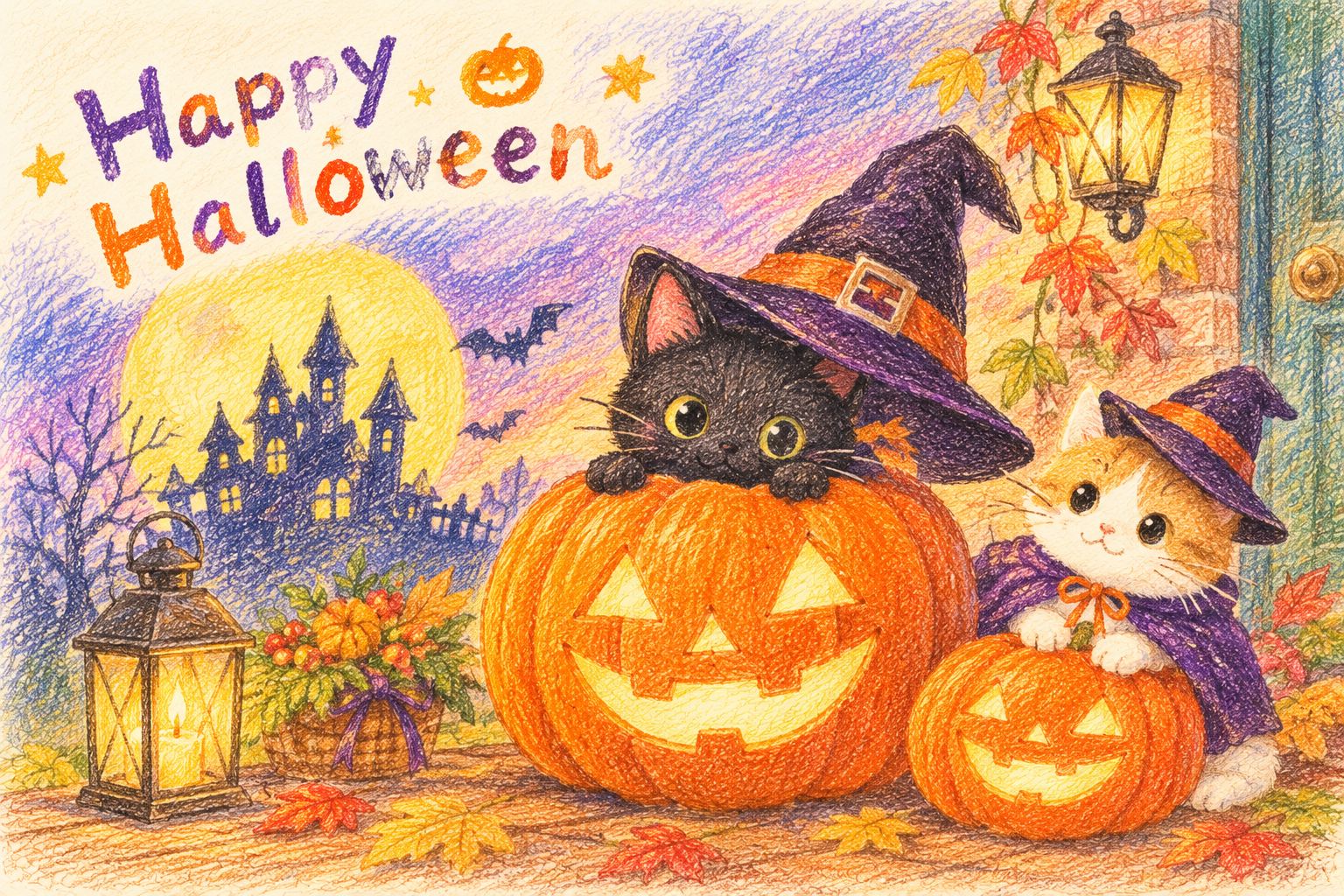 ハロウィンの装飾してる？